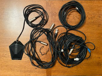 Audio Technica Microphone With 4 Professional Microphone Cables #133
