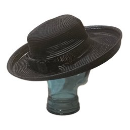 Vintage Liz Claiborne Dark Blue Sun Hat #83