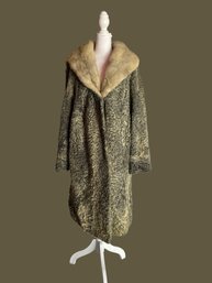 Gorgeous Vintage Fur Coat Bamberger's Fur Salon Approximate Size M/l