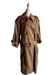 Vintage Claudia Strater Trench Coat Size 14