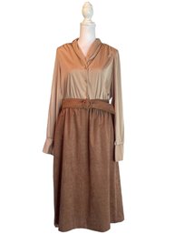 Vintage ILGWU Dress With Belt Size 14
