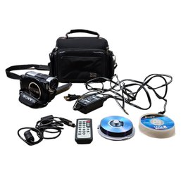 Sony Handycam With Charger, USB Cable, Remote, Original Cd's And Carrying Bag - Camera Is Tested And Works#244
