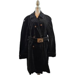 Vintage Pierre Cardin Velvet Coat With Belt #245