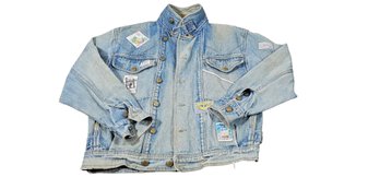 Vintage AJs Denim Jean Jacket Medium Size  #243