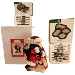 2 Packs Of Department 56 Village Accessories Village Stones And Santa 'possible Dreams: #225