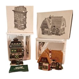 Lot Of 2 Dept 56 Dickens Village Houses #219