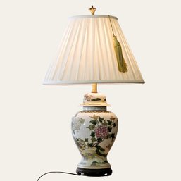Kaiser Kuhn Hand Painted Porcelain Chinoiserie Table Lamp 29 Inch Tall  #184