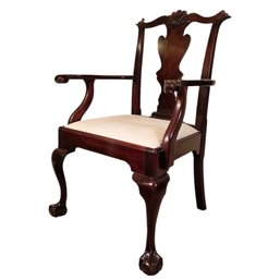 Ball & Claw Chippendale Mahogany Armchair #142