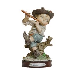 72/1000 Limited Edition Signed Giuseppe Armani Figurine Boy With Flute #25