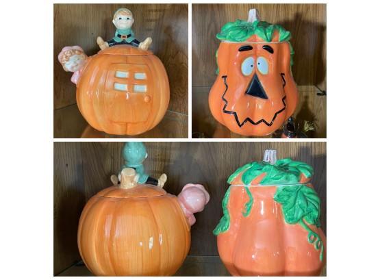 Halloween Cookie Jars By Treasure Craft Collector And Ganz