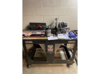 Tools Lot Includes Sears Craftsman 10' Compound Miter Saw, Craftsman Rotary Tool Bench, Craftsman Jointer