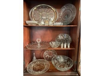 Beautiful Lot Of Crystal Glass Items