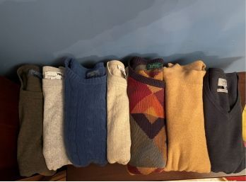 Lot Of Men's Sweaters M/l