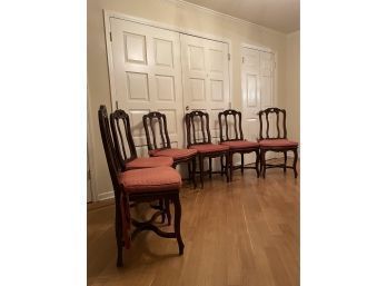 Very Beautiful Set Of Six French Louis XV Style Caned Dining Chairs - Great Condition
