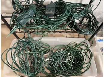 Lot Of Christmas Extension Cords