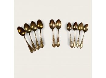 Collection Of Antique Sterling Spoons