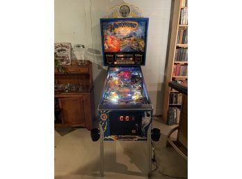 Very Rare 1990s WHIRLWIND PINBALL MACHINE Williams Electronics Games Full Working Operations Manual Included