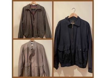 Lot Men's Vintage Fashionable Jackets (Bobby Jones, St Croix) Size M/L