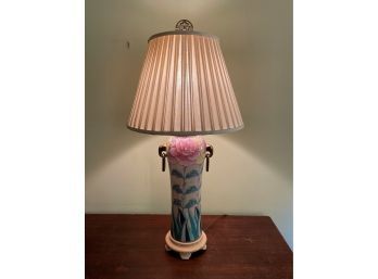 Rare Nippon Art Deco Style Floral Lamp - Excellent Condition