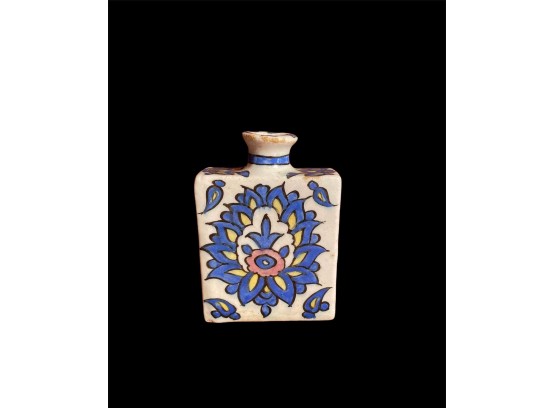 Antique Persian Qajar Dynasty Glazed Ceramic Vase/bottle
