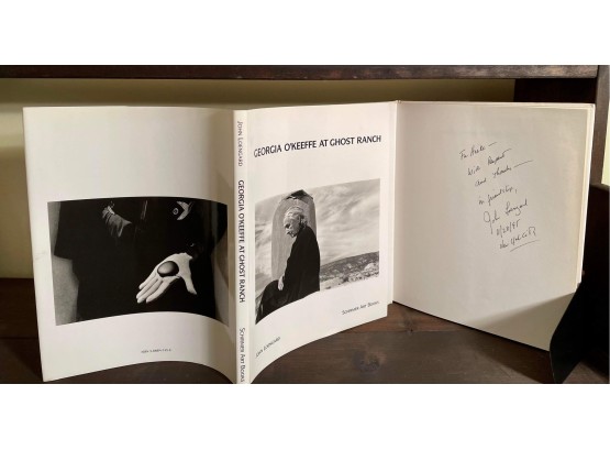 GEORGIA O'KEEFE AT GHOST RANCH Signed By The Author John Loengard