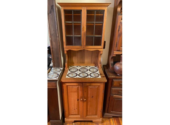 Hoosier Antique Cabinet Farmhouse Kitchen Pantry Cupboard