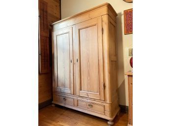George C. Brown & Co. Pine Armoire (2 Door & 2 Drawer ) - Great Condition