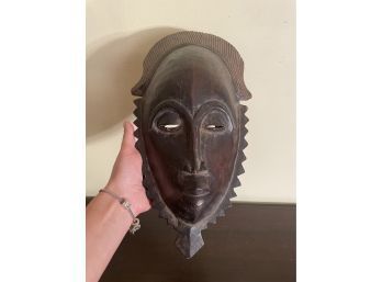 Ancient & Rare Antique African Hand Carved Ivory Coast Mask