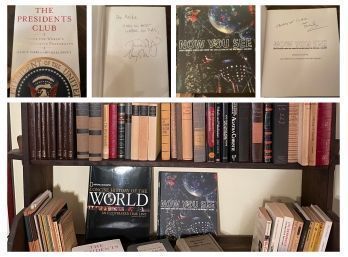 Collection Of Various Famous Books Includes Books - 'Presidents Club' And 'Now You See' Signed By The Authors