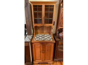 Hoosier Antique Cabinet Farmhouse Kitchen Pantry Cupboard