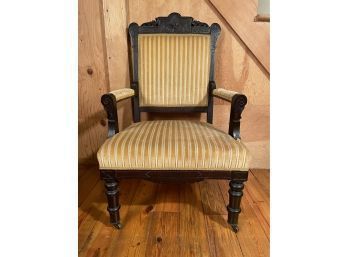 Antique Victorian Eastlake Armchair - Very Good Condition