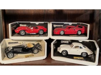 Lot Of 4 Collectible Car Models