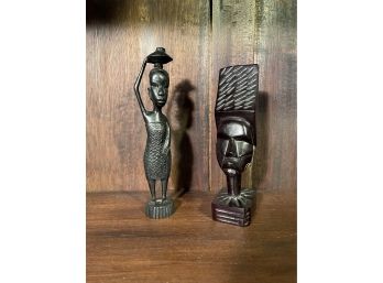 African Tribal Hand Carved Statues