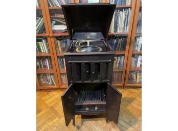 Very Cool Antique Columbia Grafonola Original Phonograph Very Good Original Condition And Works Great