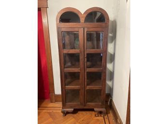 Beautiful Mission Style Display Curio Cabinet
