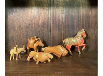 Lot Of Vintage Antique Handcrafted Collectible Figurines