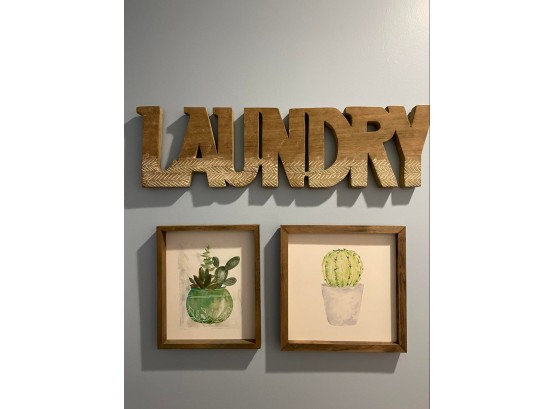 WHEN PLACING THE BIDS, PLEASE NOTE THAT THE LAUNDRY SIGN WAS ACCIDENTALLY BROKEN. IT IS NO LONGER AVAILABLE