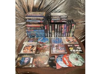 Lot Of Video Games And DVD