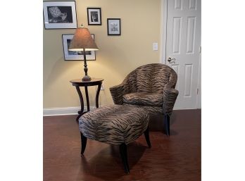 Thayer Coggin Mid Century Lounge Chair And Ottoman (Table And Lamp Not Included)