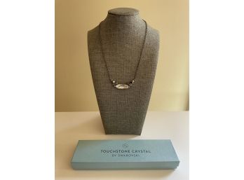 Touchstone Crystal By Swarovski Crystal Pendant Necklace In Original Box