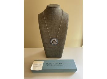 Touchstone Crystal By Swarovski Crystal Pendant Necklace In Original Box