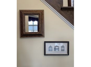 Lot Of Beautifully Framed 'versailles Gates' And Vintage Mirror