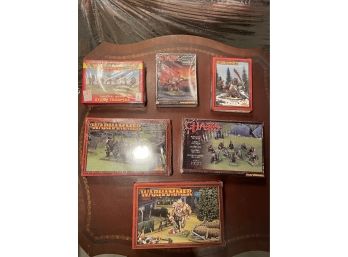 Lot Of Warhammer And Chaos Collectibles Some Of Them Are Brand New