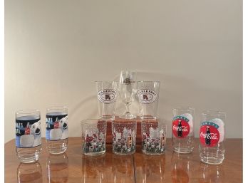 Lot Of Vintage Mixed Glasses