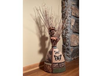 Beautiful Decorative Vase With Branches 14 Inch