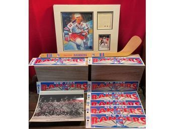 New York Rangers Lot Of Pictures And Stickers
