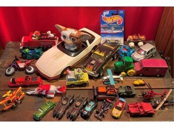 Collection Of Vintage Toys (cars And Airplanes)