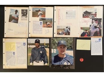 Baseball Signed Autographs And Photos #7