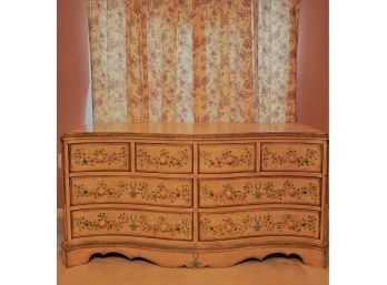 French Country Hand-painted Dresser