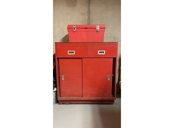 Tool Cabinet, Tool Box And Tools